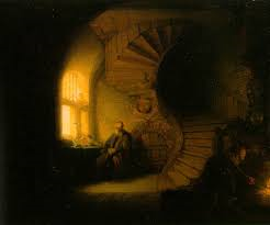 Rembrandt Philosopher in meditation 1632